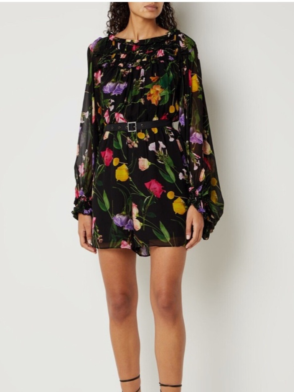 Ted Baker rose floral print playsuit